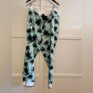 Palm print pajama pants 26/28